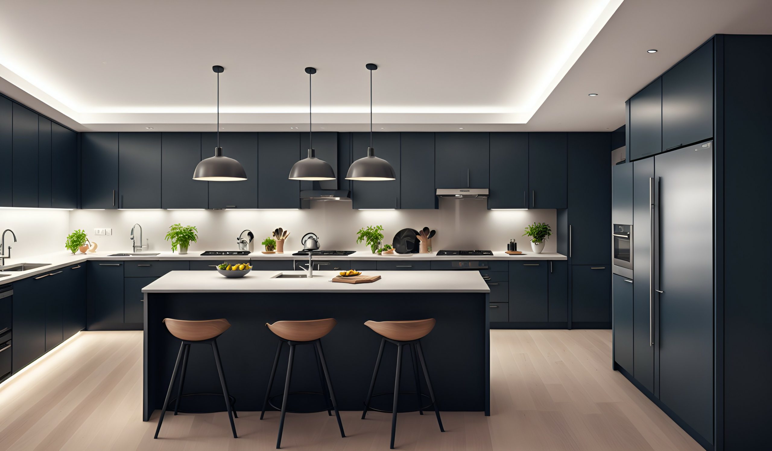 - Tampa Deluxe Cabinets Family Kitchen Design by Tamba Deluxe
